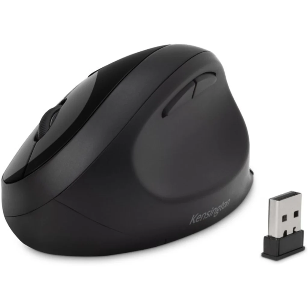 Imagen 3 de Mouse Ergonómico Inalámbrico Kensington Pro Fit, Óptico 1600DPI 5 botones Negro