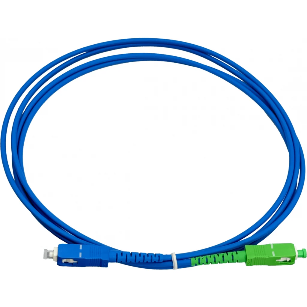 LSZH Blindado 2mt SC/APC-SC/UPC SM Simplex JumperFibra 3.0mm 9/125um