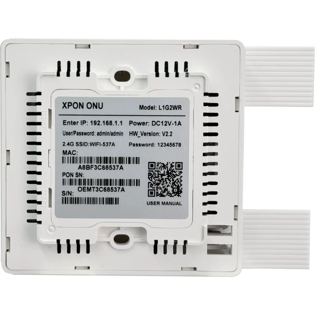 Imagen 2 de ONU XPON 1-1000 1-SC/UPC 2,4GHz 300Mbps req-12V/1A L1G2WR