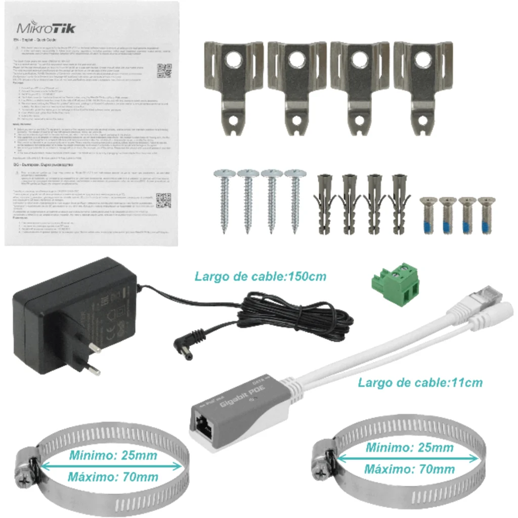 MIKROTIK 1-1000 4-SFP+10G L5 inc-48V Switch Ext-IP66 CRS305-1G-4S+OUT