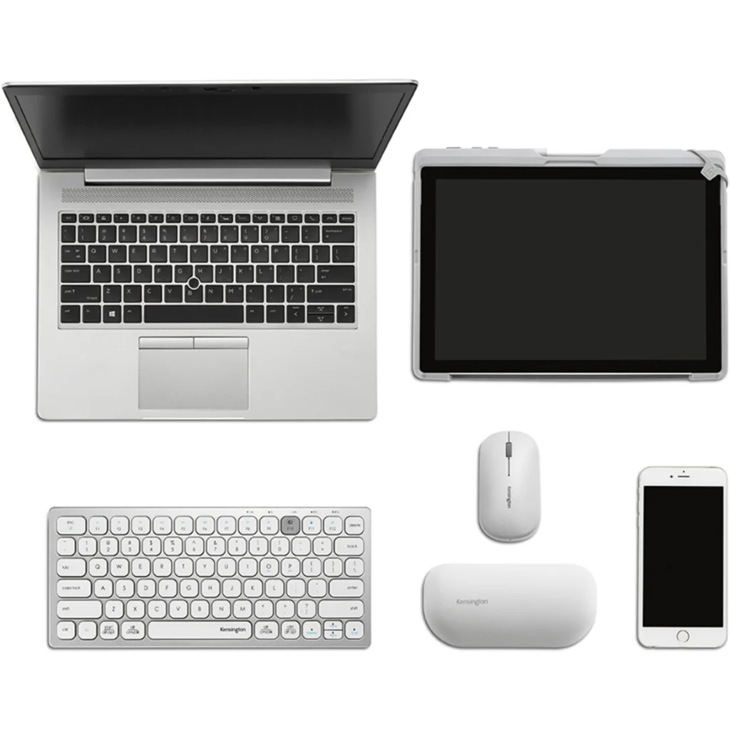 Imagen 1 de Teclado Inalámbrico Kesington 2.4 GHz + Bluetooth Compact Silver