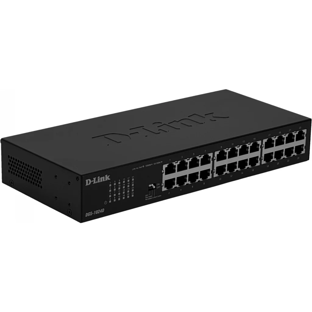 Imagen 3 de Switch D-Link DGS-1024D Gigabit 10/100/1000Mbps No Administrable Montaje en Rack