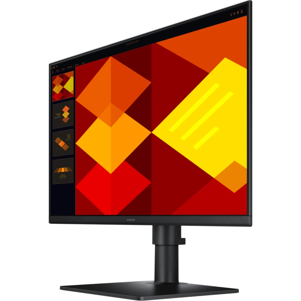 Imagen 2 de Monitor Samsung S40GD 24" FHD IPS 100Hz DP HDMI Altura ajustable y Pivoteable