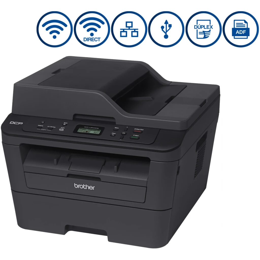 Imagen 1 de Impresora Multifunción Brother DCP-L2540DW Laser Monocromo Duplex WiFi LAN USB