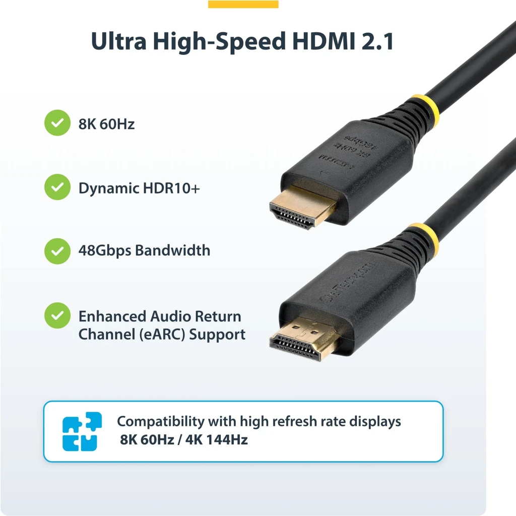 Imagen 1 de Cable HDMI 2.1 8K de 5m - Certificado