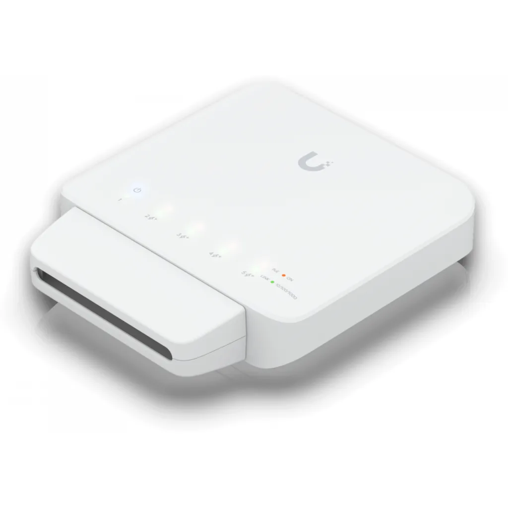 Imagen 4 de Switch Ubiquiti UniFi USW-FLEX, Conmutador,Gesti.4 x 10/100/1000 PoE+1x*10/100/1