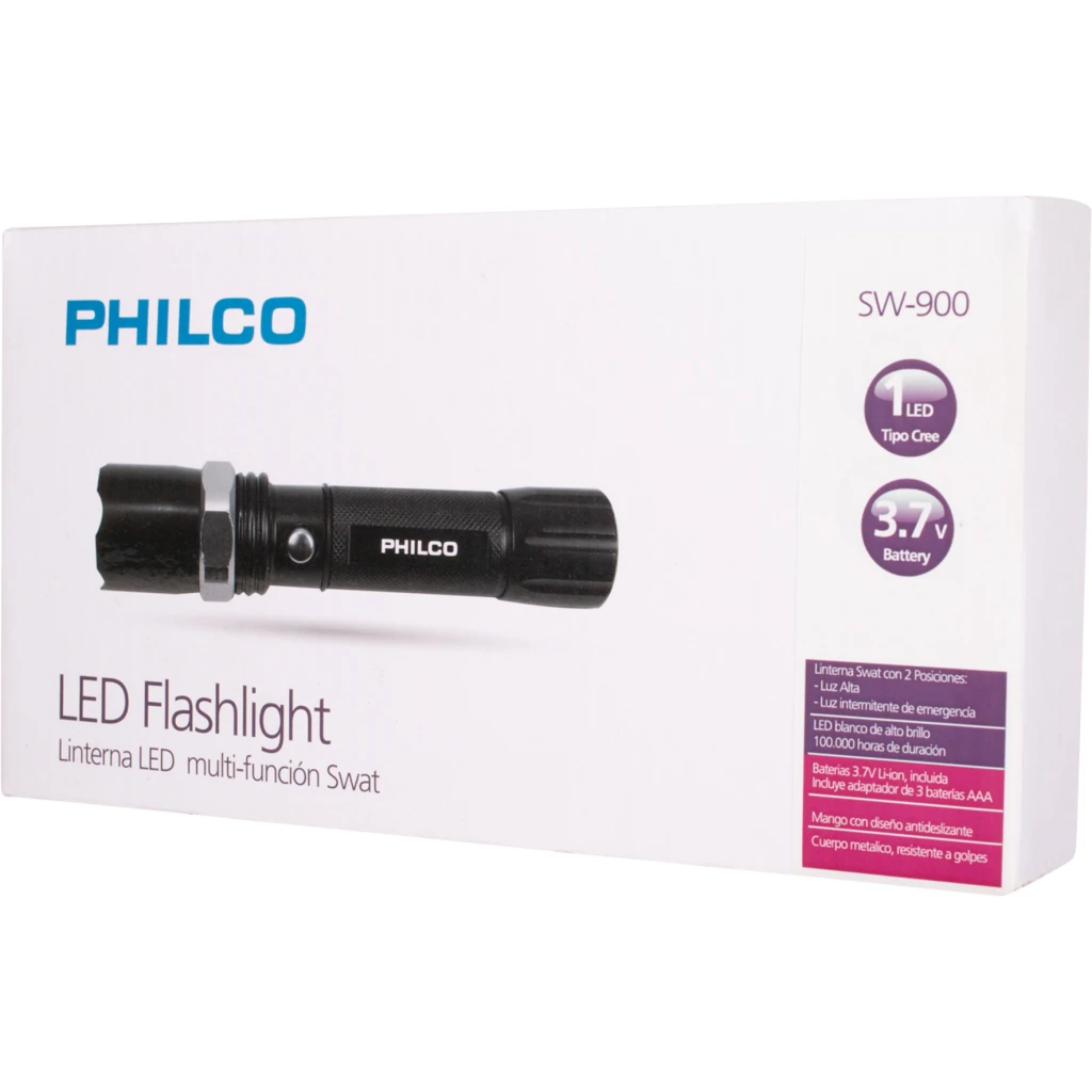 LINTERNA LED MULTIFUNCION SWAT 3 WATTS