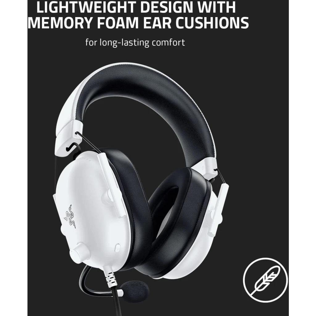 Imagen 4 de Audífonos Gamer Alámbricos Razer BlackShark V2 X, Sonido Envolvente 7.1 White