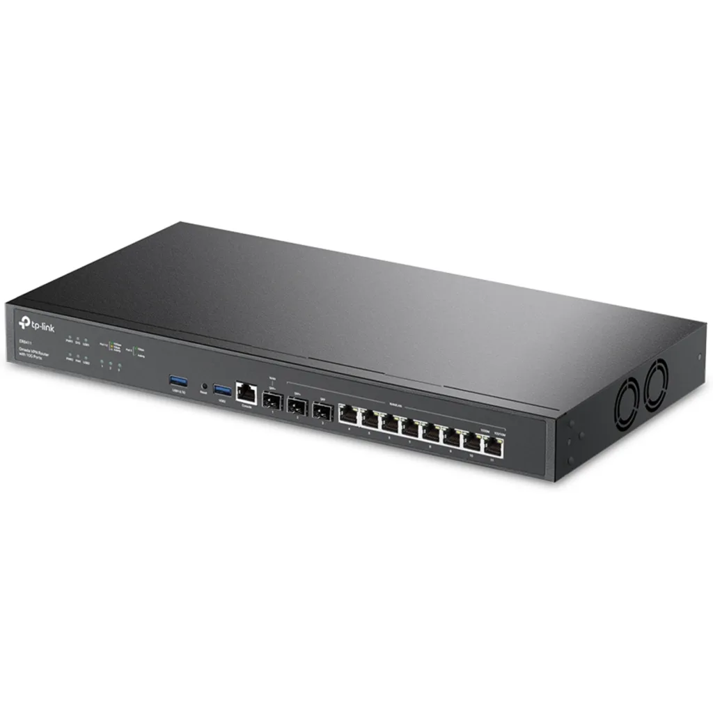 Imagen 1 de Router TP-Link ER8411 V1, 10x RJ-45 10/100/1000 Mbit/s Montaje en rack