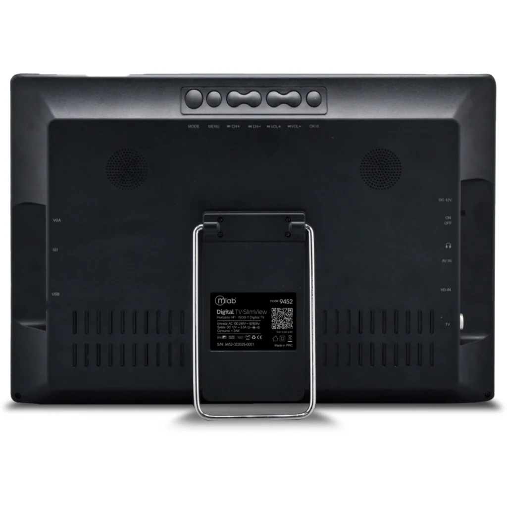 Imagen 1 de MLAB TELEVISOR 14" SENAL DIGITAL ISDB-T BATERIA RECARGABLE