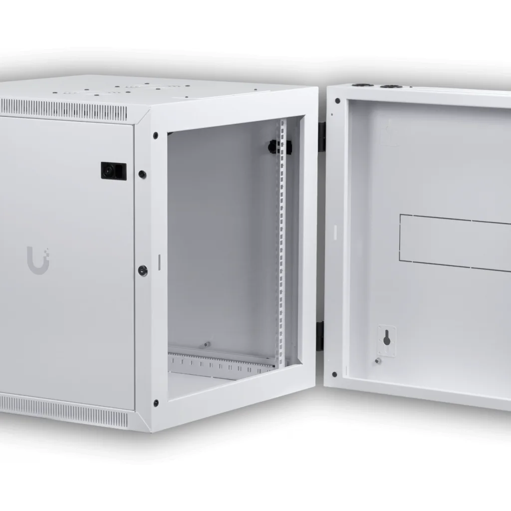 Imagen 8 de UBIQUITI 12U Microperforada Doble Bisagra 70cm-Fondo Rack Muro Blanco