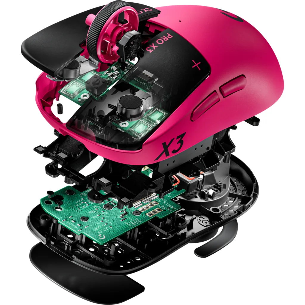 Imagen 4 de Logitech - Mouse - Pink - G PRO X 3 Superstrike
