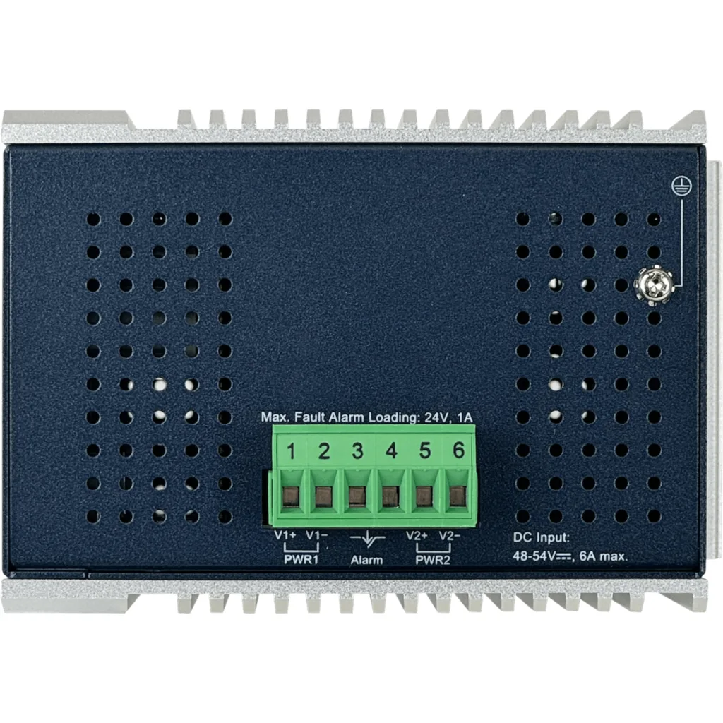 Imagen 3 de PLANET 8-1000(4PoE-at) 2-SFP 144W-tot RielDIN Switch Industrial 4P4T2S