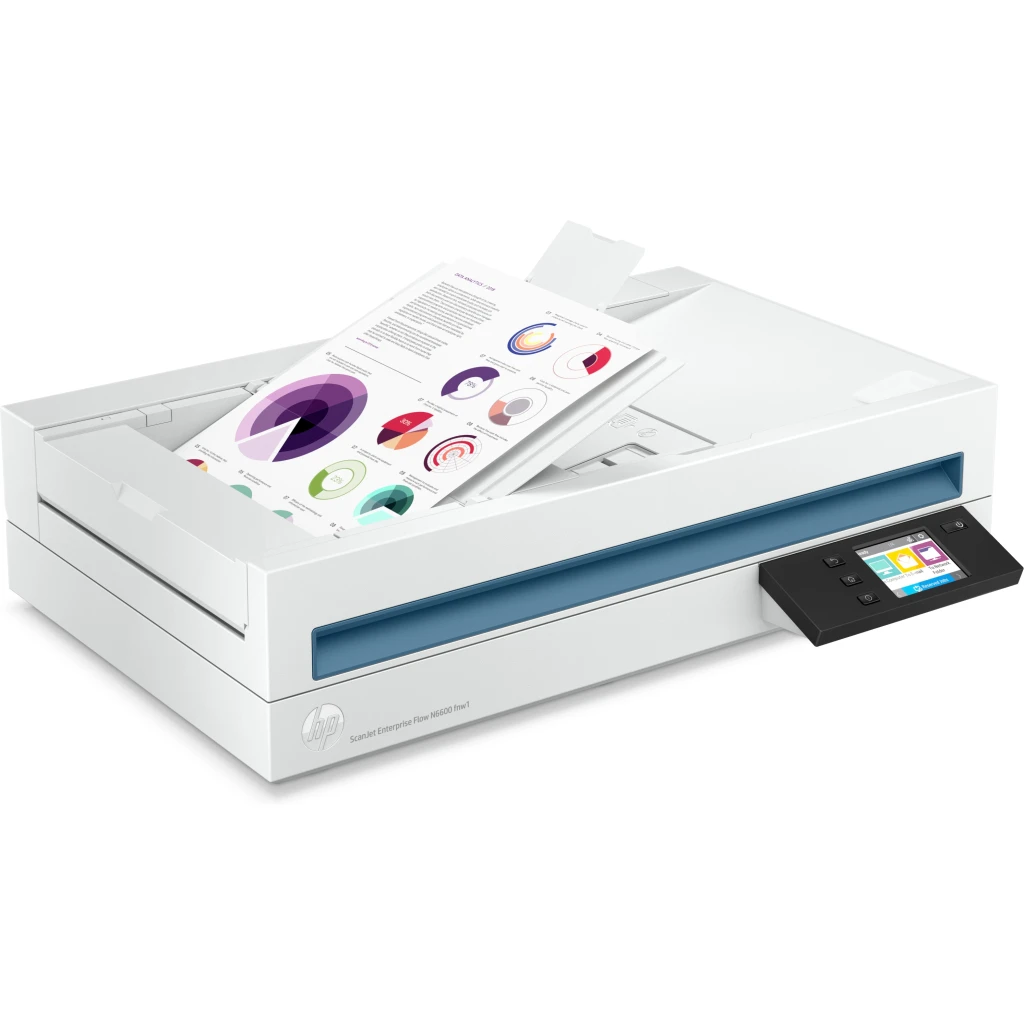 Imagen 5 de Escáner de Ecritorio HP ScanJet Enterprise Flow N6600 fnw1 600p ADF WiFi LAN USB