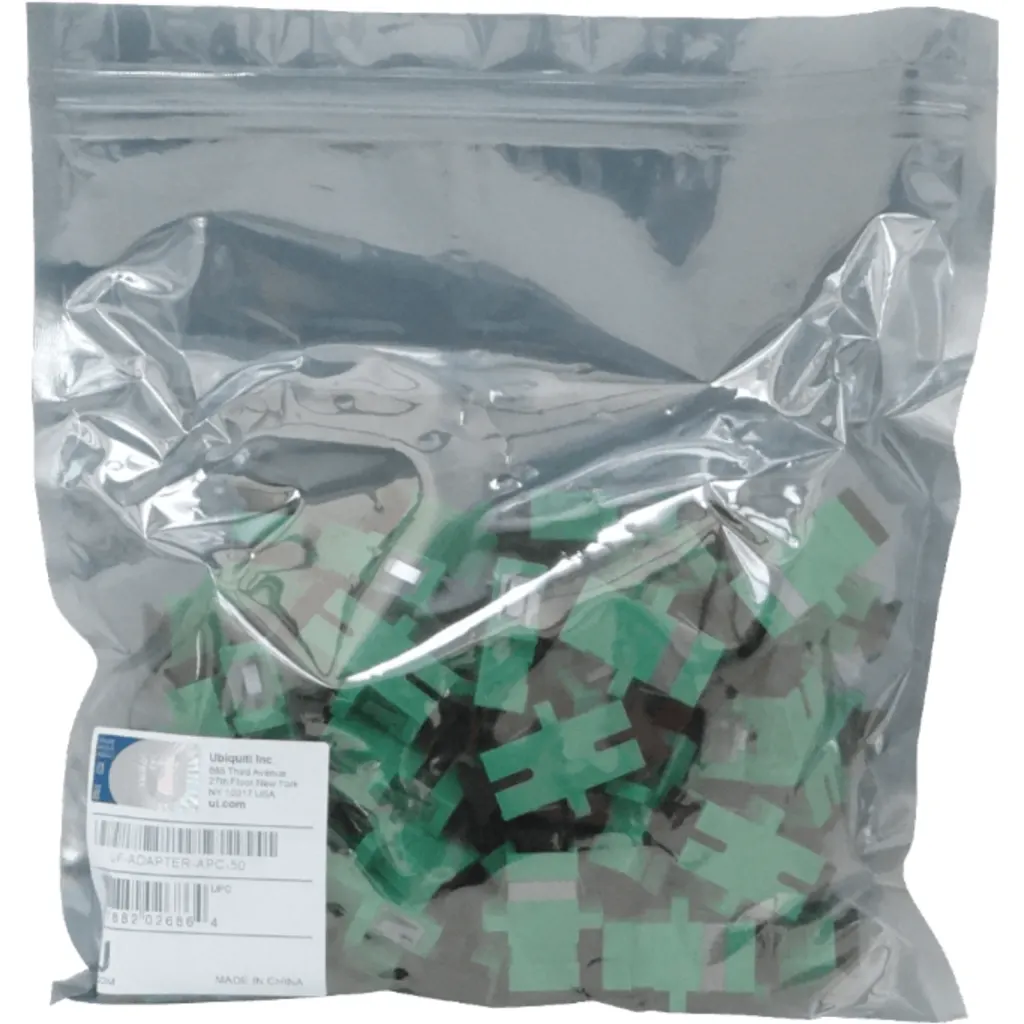 Imagen 6 de UBIQUITI 50unid-FASCA SC/APC Verde SM SX Simplex Copla Fibra Adaptador