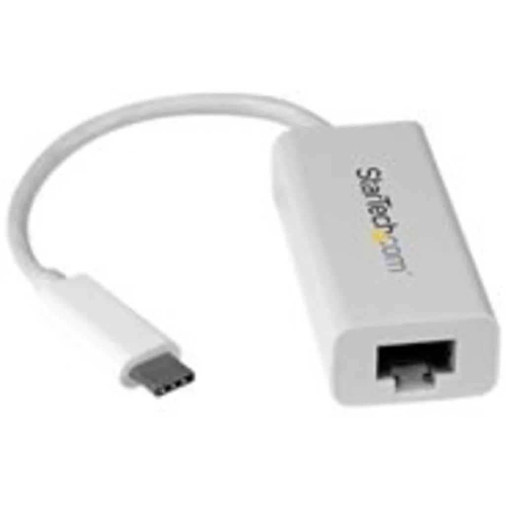 Imagen 1 de Adaptador de Red a USB-C Gigabit Ethernet RJ45 USB 3.1 G1 5Gbps Blanco StarTech