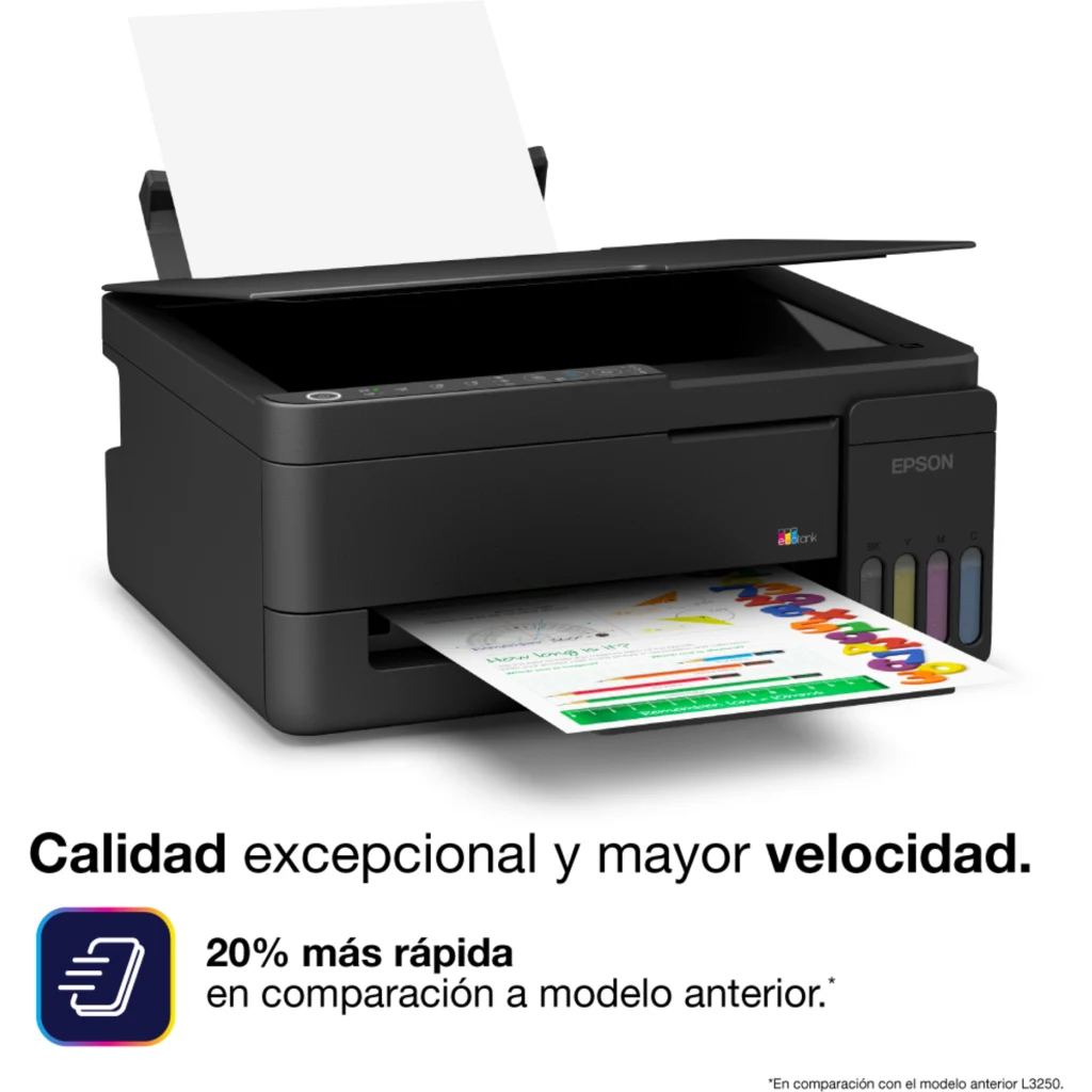 Imagen 2 de Impresora Multifunción Epson EcoTank L3350, Tanques de Tinta Color WiFi USB2.0