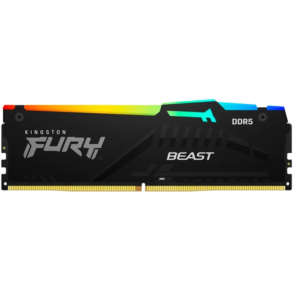 Memoria RAM 16GB DDR5 5600MHz DIMM CL36 Non-ECC 1.25v 288p - FURY Beast RGB