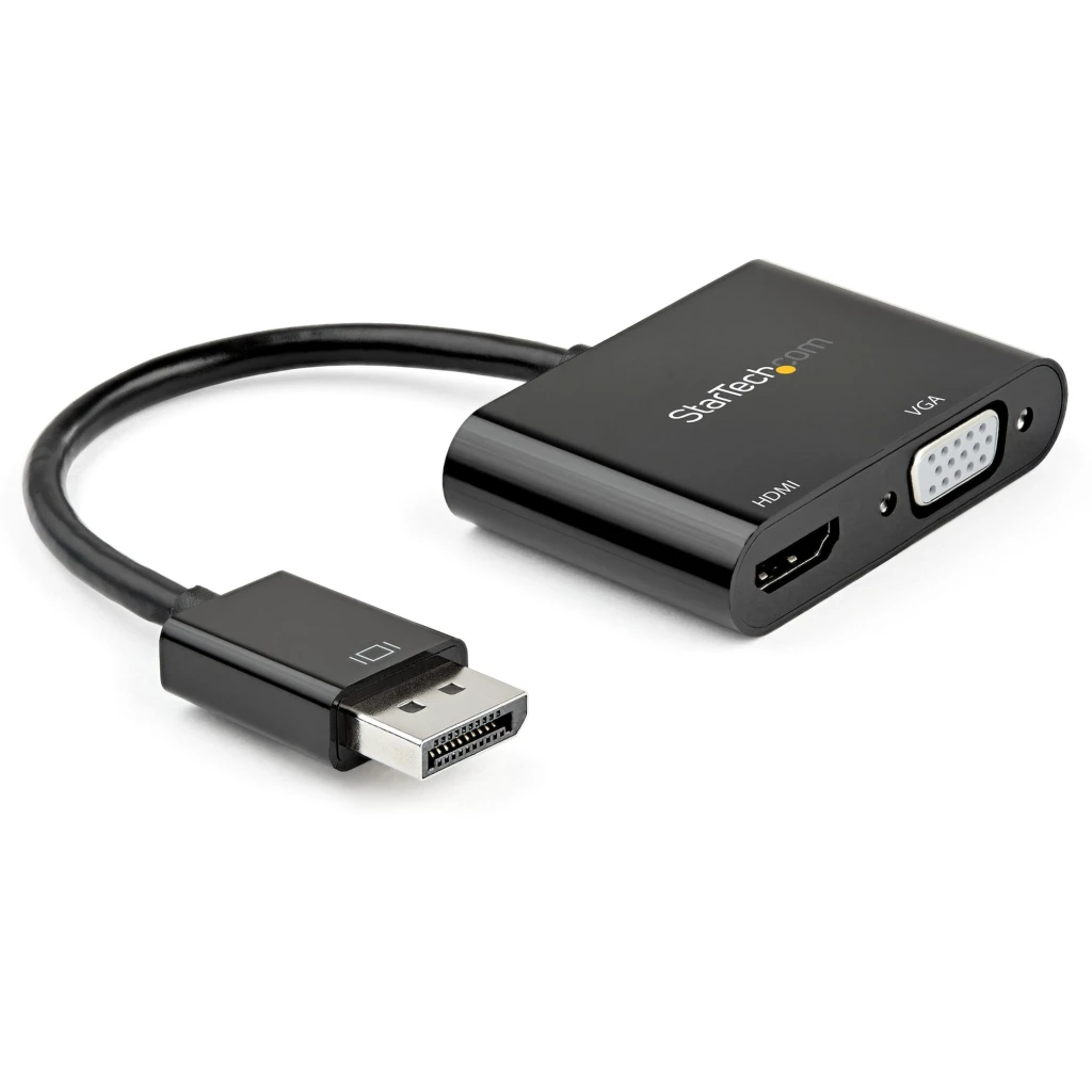 Startech.com Adapter DisplayPort a HDMI y VGA 4K 60Hz