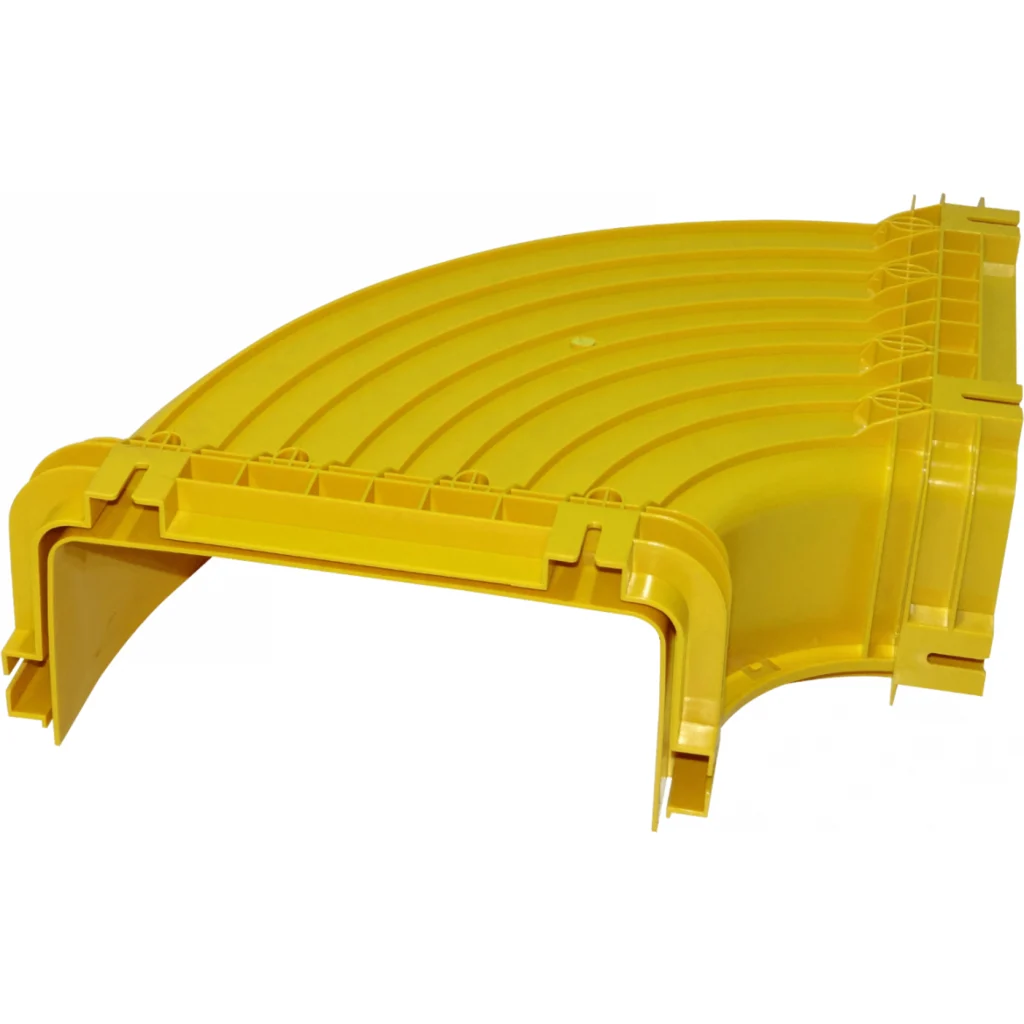 Imagen 2 de 240x100mm Angulo 90o Plano Amarilla PC+ABS LSZH Hembra req/CC240