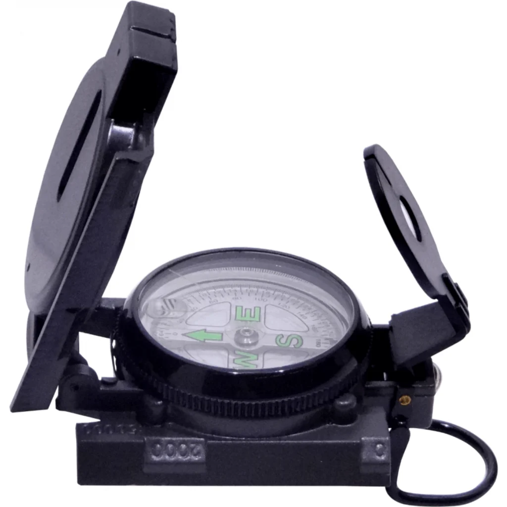 Brujula Metalica Analoga para orientacion Compass Lee-Mapa