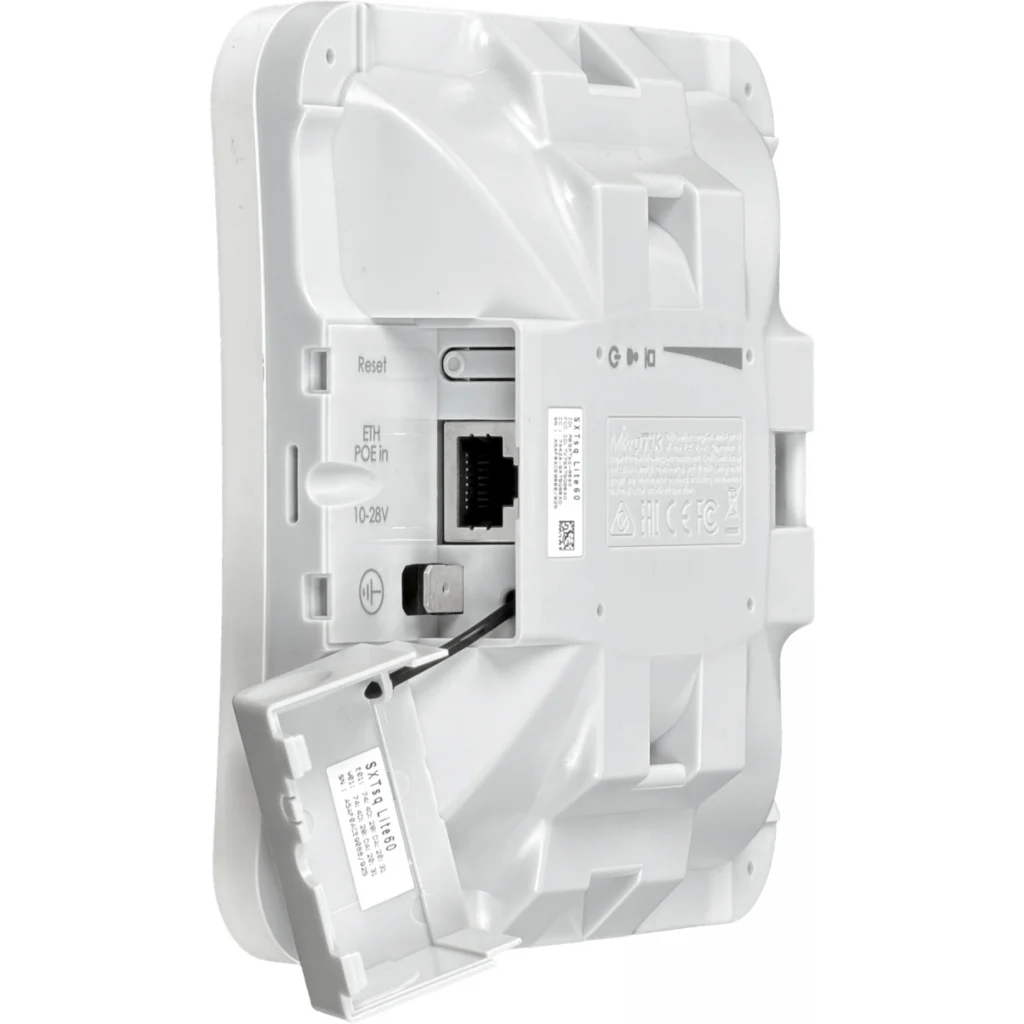 Imagen 3 de MIKROTIK 200mt 129x129mm 60GHz 802.11ad 1-100 RouterOS-L3 inc24V 0,2km