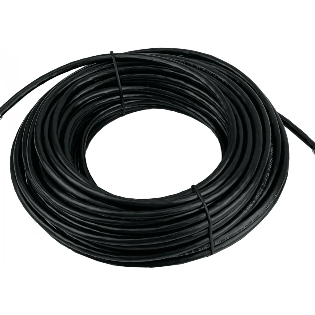 LINKMADE Ext 20mt Cat6 SF/UTP Negro Cable Exterior Multifilar