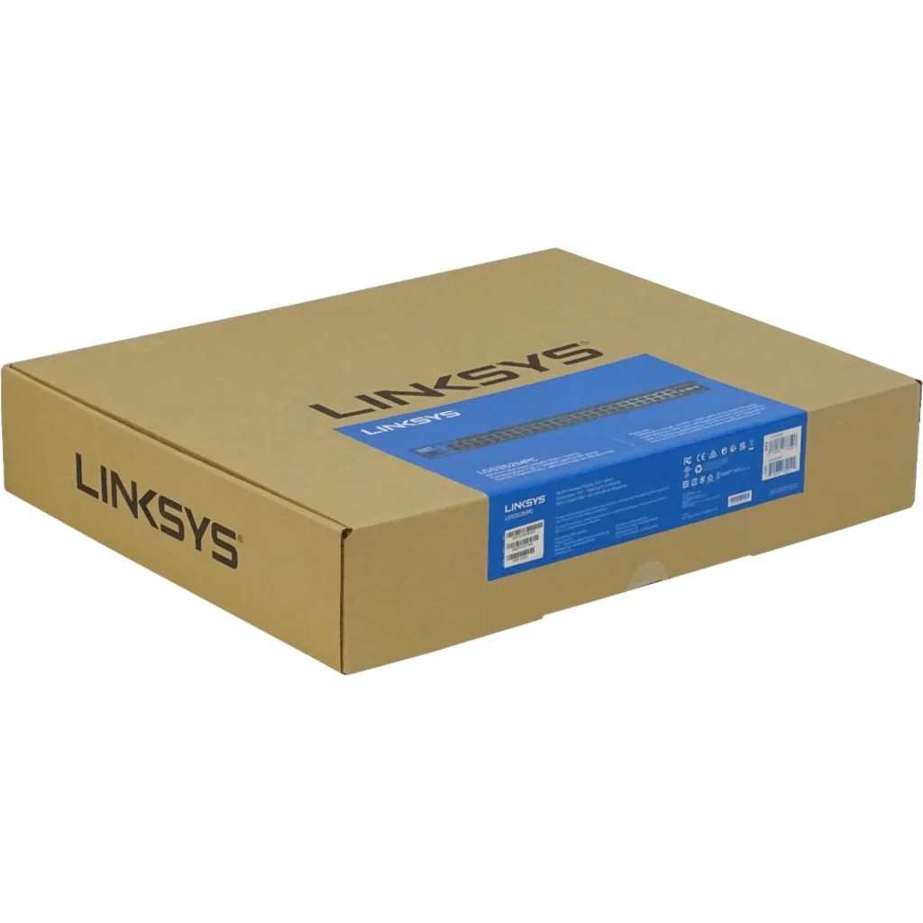 Imagen 2 de Switch Linksys LGS352MPC Gigabit PoE+ administrado de 48 prts 4 prts SFP+ 10G