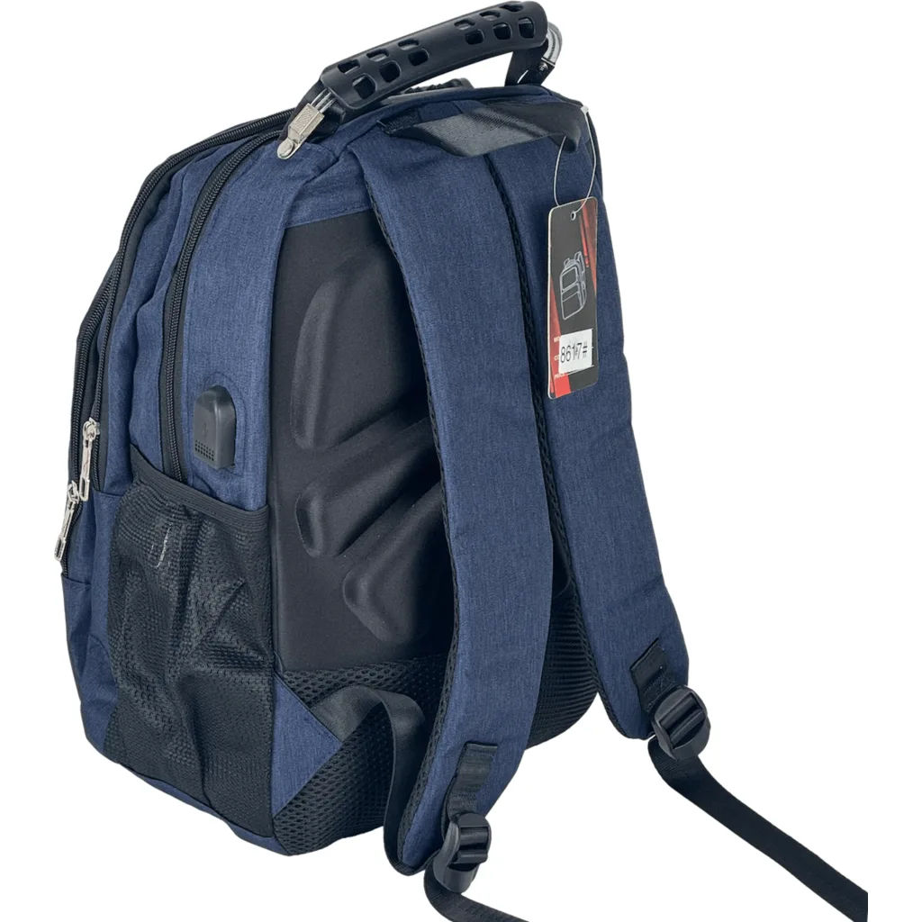 Imagen 3 de Mochila Azul Notebook 16-pulg 31x40cm Inc-USB/Plug 3,5mm