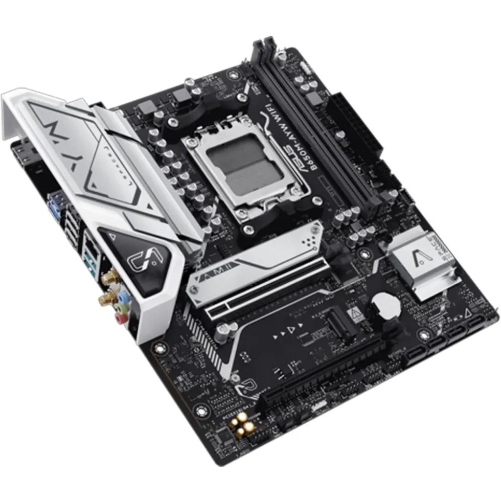 Imagen 2 de Tarjeta Madre Asus B650M-AYW AMD AM5 2*DDR5 2*M.2 WiFi6 LAN Bt5.3 HDMI USB