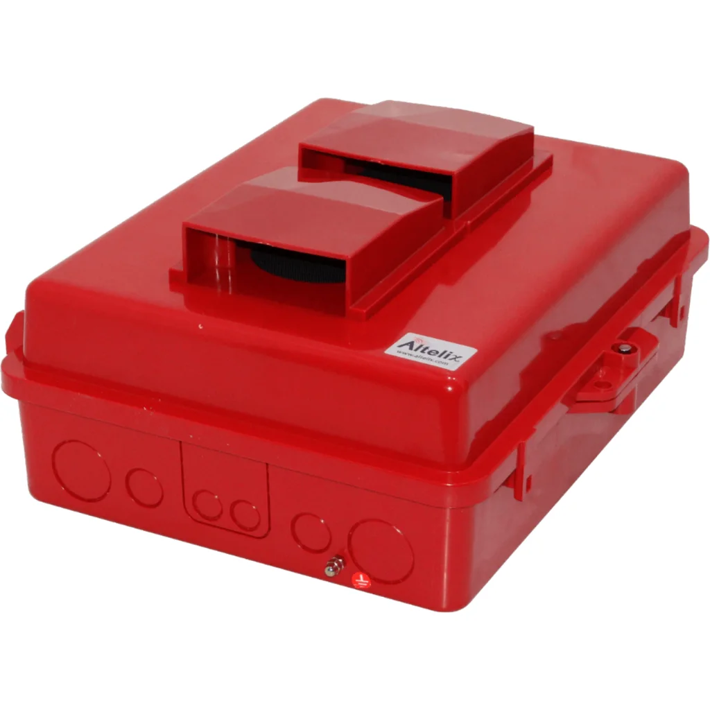 Imagen 5 de ALTELIX Ventilada Roja 355x280x127mm IP55 Caja Exterior NEMA3 PC+ABS
