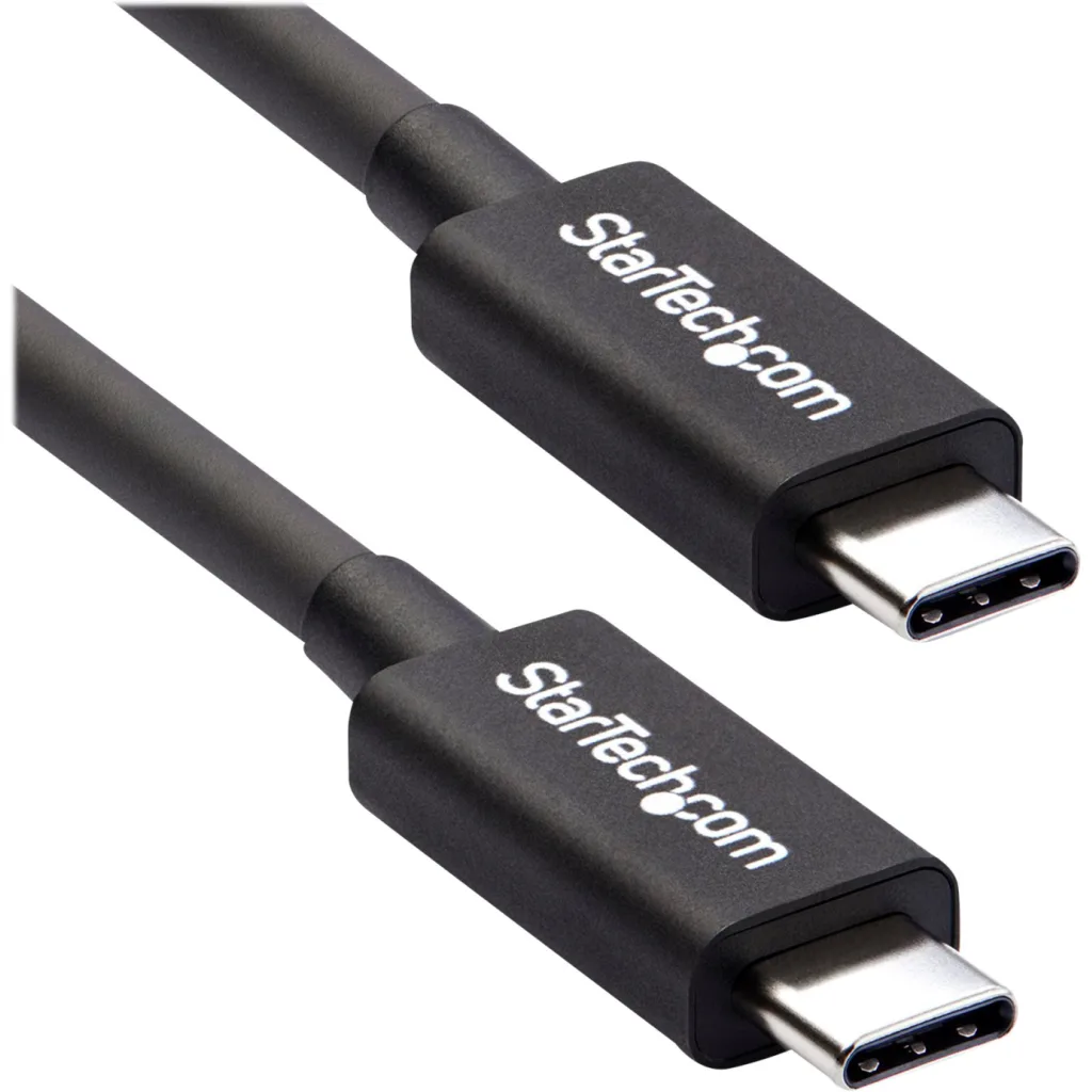 Imagen 1 de Cable Thunderbolt 3 USB-C M/M 40Gbps 0.5mts Color Negro - StarTech