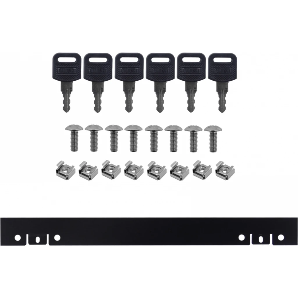 Gabinete Muro LINKMADE 45CM-FONDO 9U RACK PARED NEGRO