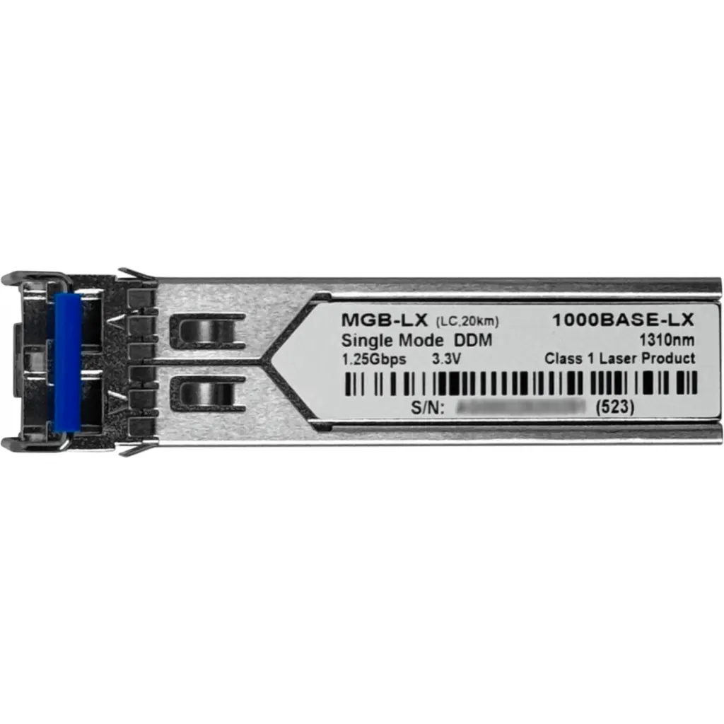 Imagen 2 de Modulo Plantet 2-LC SM 20KM 1310NM DDM SFP 1.25Gbps Gigabit Fibraoptica