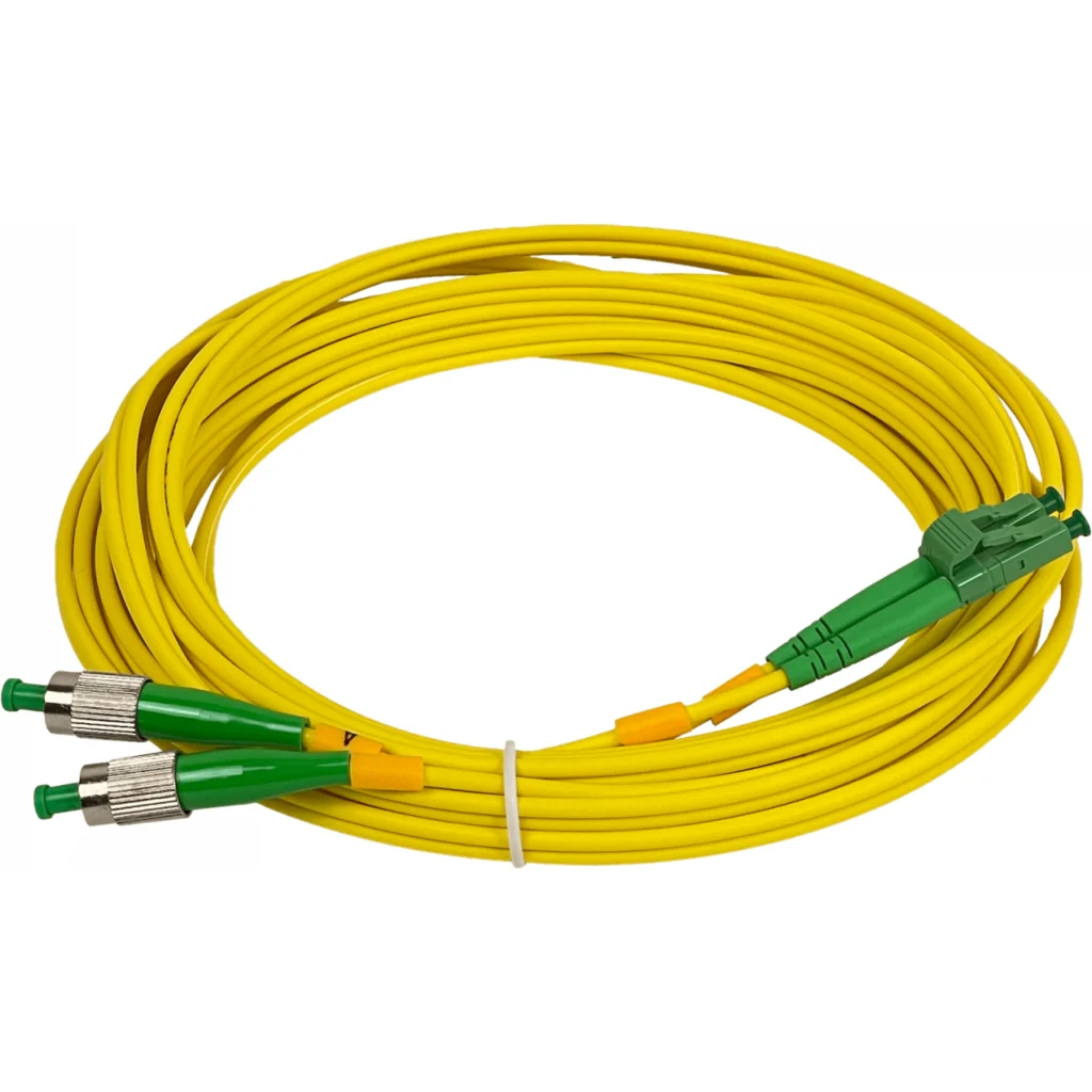 5mt LC/APC-FC/APC MonoModo SM Duplex Jumper Cable Fibra 9/125um