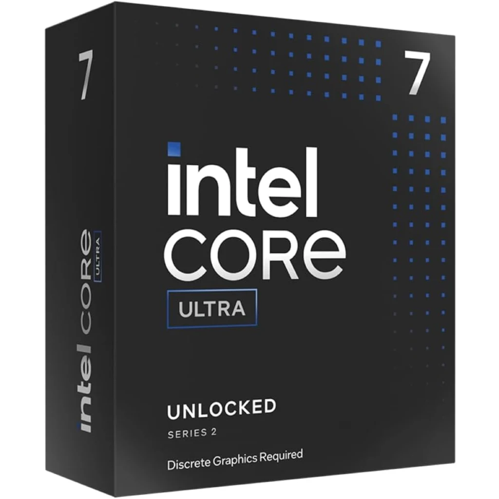 CPU Intel® Core Ultra 7 265KF 3.9-5.5GHz 20 Núcleos 30MB LGA1851 Sin Gráficos