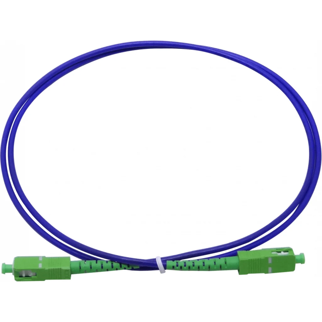 Imagen 1 de LSZH Blindado 1mt SC/APC-SC/APC SM Simplex JumperFibra 3.0mm 9/125um