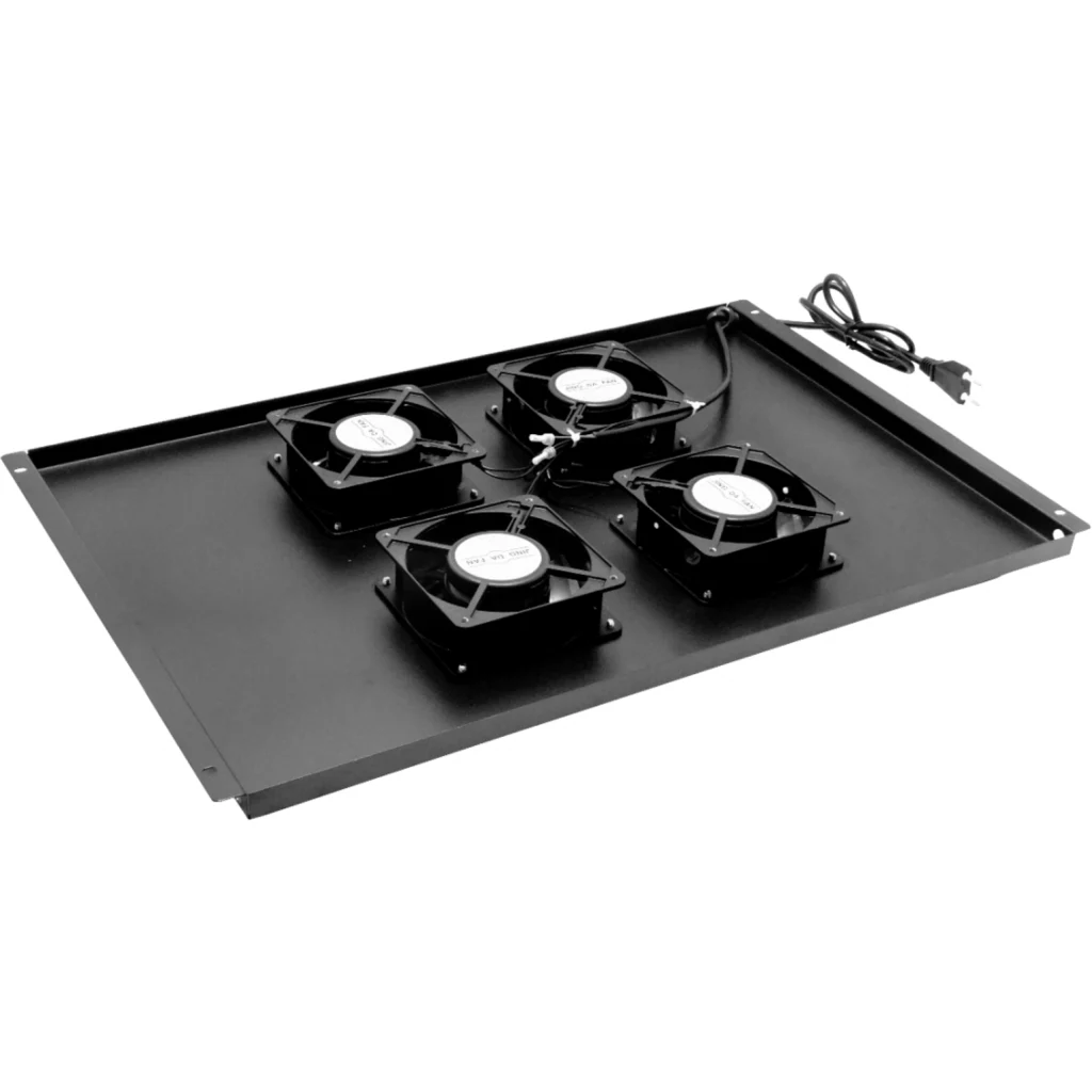 LINKMADE Bandeja inc-4-Ventiladores 220V Negro 646x410mm p/Techo