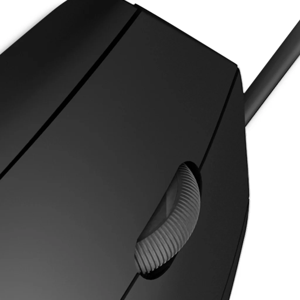 Imagen 1 de Mouse Ergonómico Alámbrico KlipX KMO-505 UltraErgo Óptico 1600dpi 6Btns USB Negr