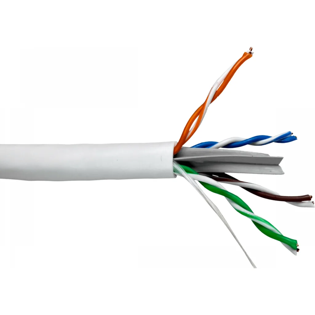 Cable de Red Ubiquiti UTP Cat6 23AWG 10Gbps CMR 305mt Color Blanco