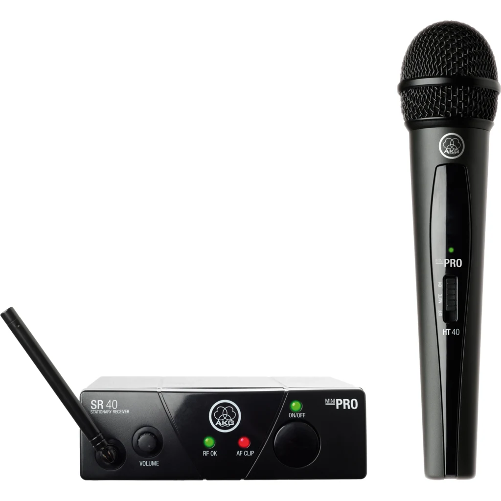 Micrófono Inalámbrico AKG WMS40 Mini Vocal Set ISM3 - Audio Profesional