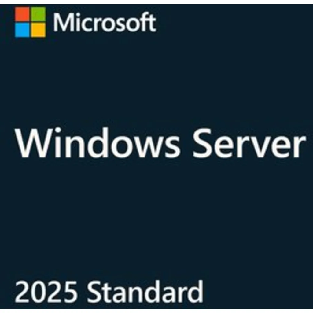 Microsoft Windows Server Std 2025 64bits - DVD-ROM