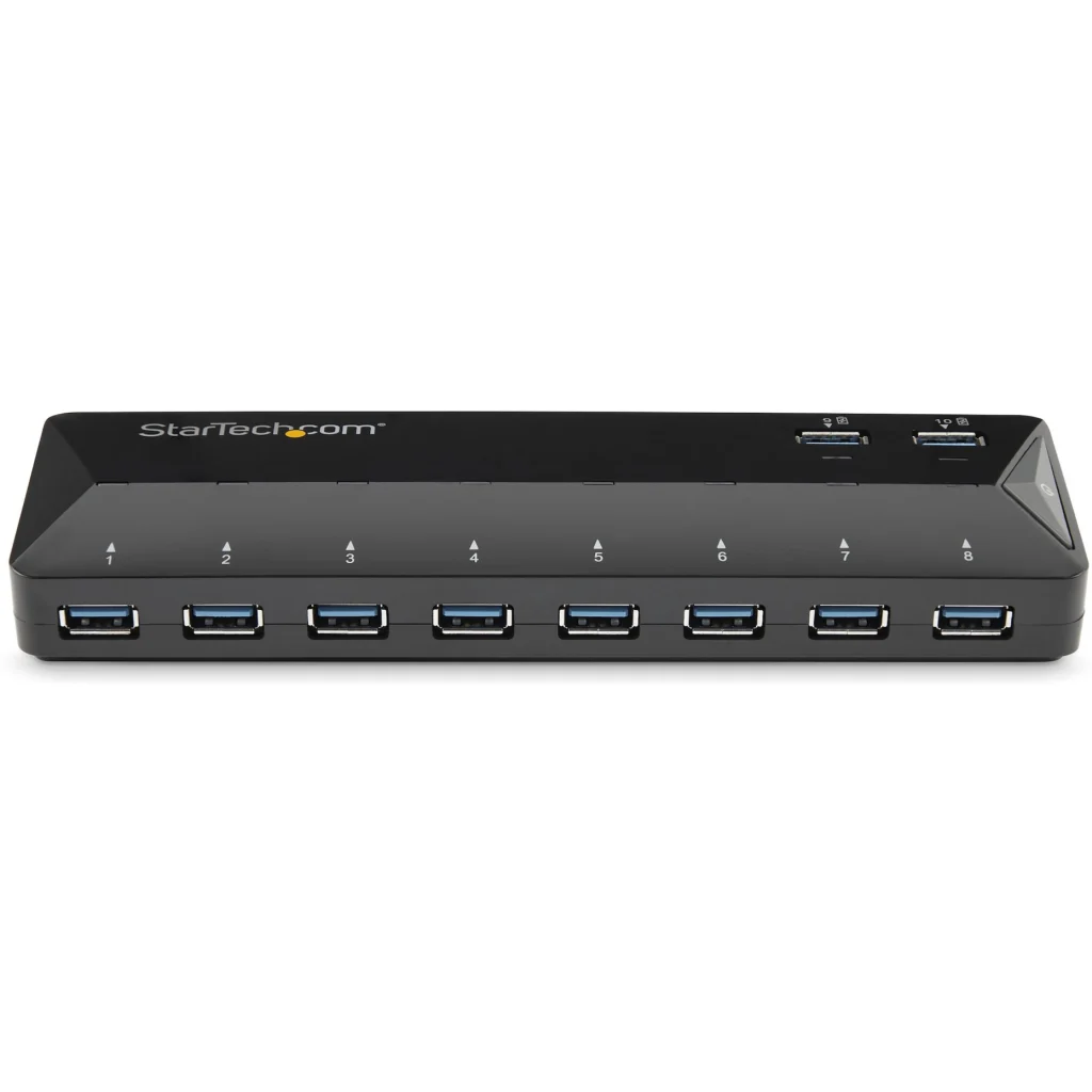 Imagen 2 de HUB Concentrador StarTech ST103008U2C, 10 Puertos USB3.0 y 2 prts 1.5A Negro