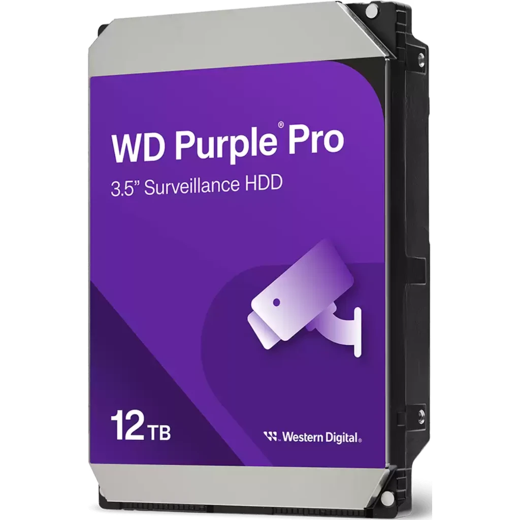 Disco Duro Western Digital Purple Pro 12TB 3.5" 7200RPM SATA3 256MB p/VideoVigil