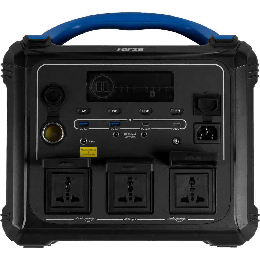 Imagen 5 de FORZA 1200W Bateria Litio-LMFP 1102Wh Portatil inversor OndaPura MPPT
