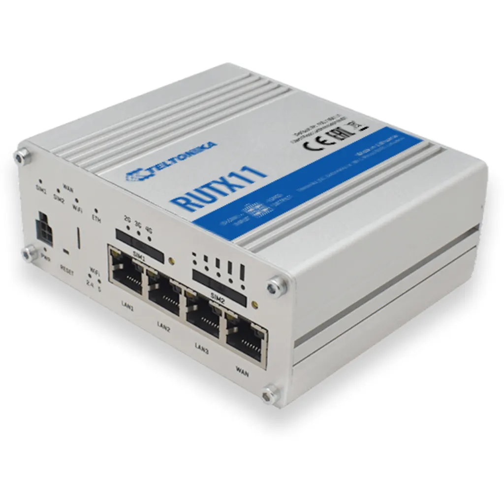 Router celular industrial Teltonika RUTX11, 4G LTE Cat6