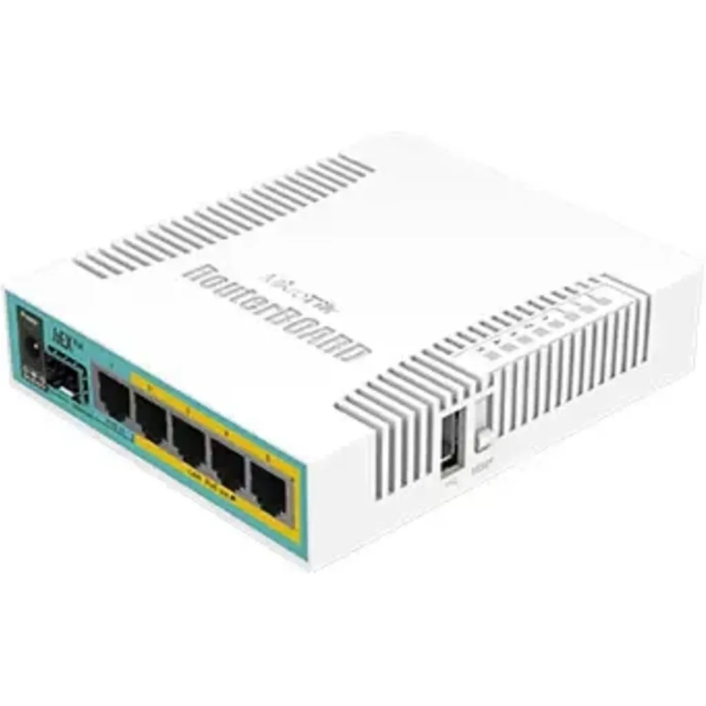 Imagen 1 de MIKROTIK hEX PoE (RouterOS L4) with enclosure