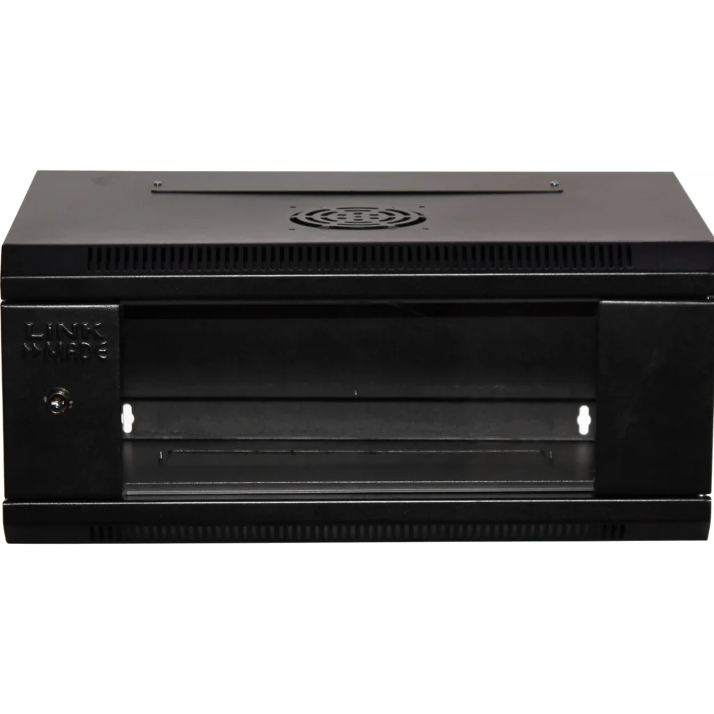 Imagen 4 de RK04-3C Rack Laterales-Fijos 4U 35cm-Fondo Rack Pared Mural Negro
