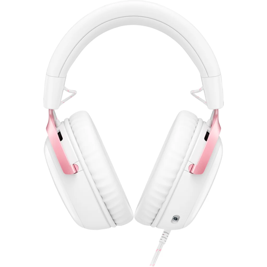 Imagen 7 de Audífonos Gamer Alámbricos HyperX Cloud III USB C/A 3.5mm DTS Blanco/Rosa