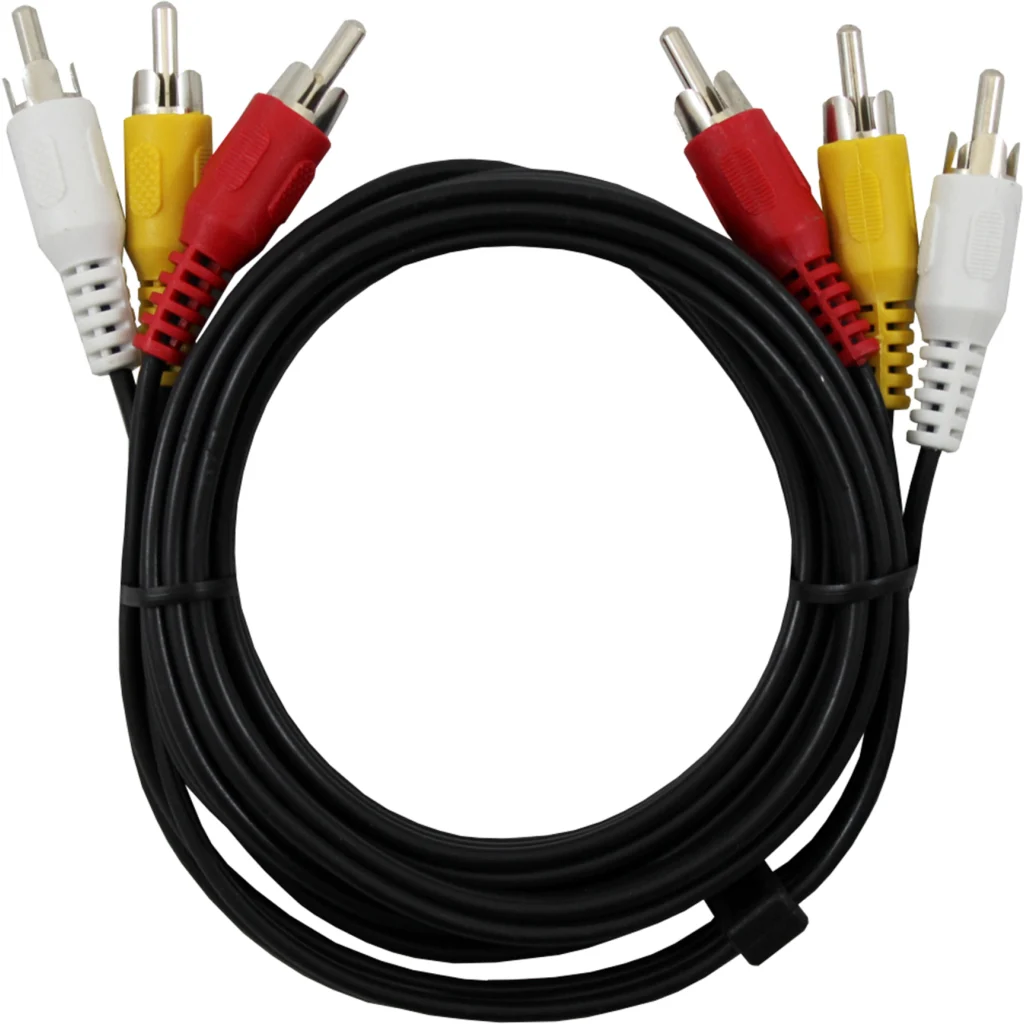 CABLE 3 PLUG RCA A 3 PLUG RCA 1,80 MTS